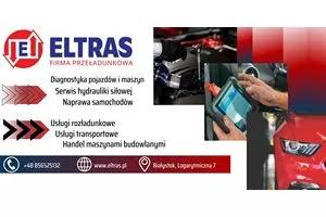 PRZEGLĄDY TECHNICZNE NAPRAWA TRANSPORT ROZŁADUNEK ELTRAS BIAŁYSTOK